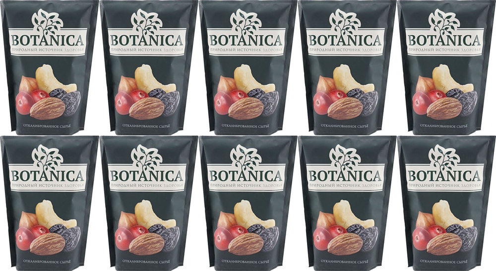 Фруктово-ореховая смесь Botanica, комплект: 10 упаковок по 140 г  #1