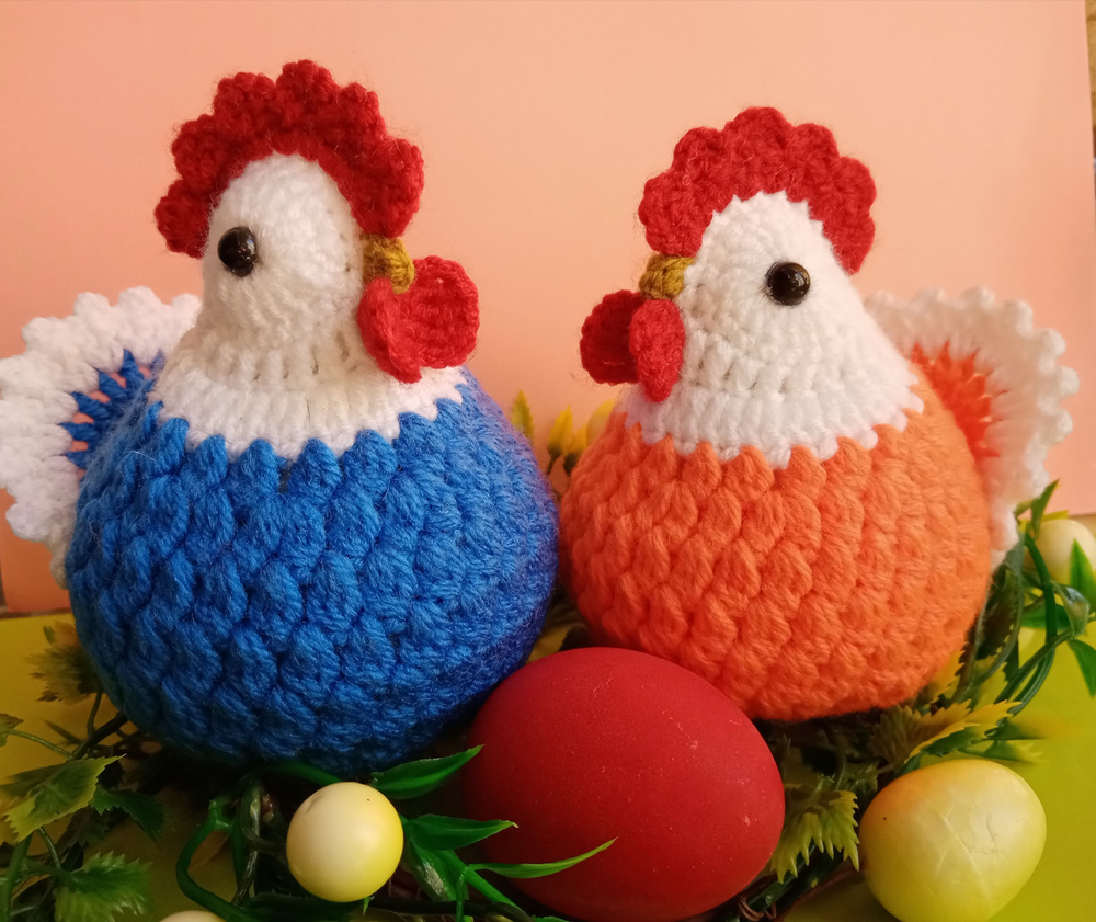 Пасхальная курочка схема амигуруми | Hi Amigurumi