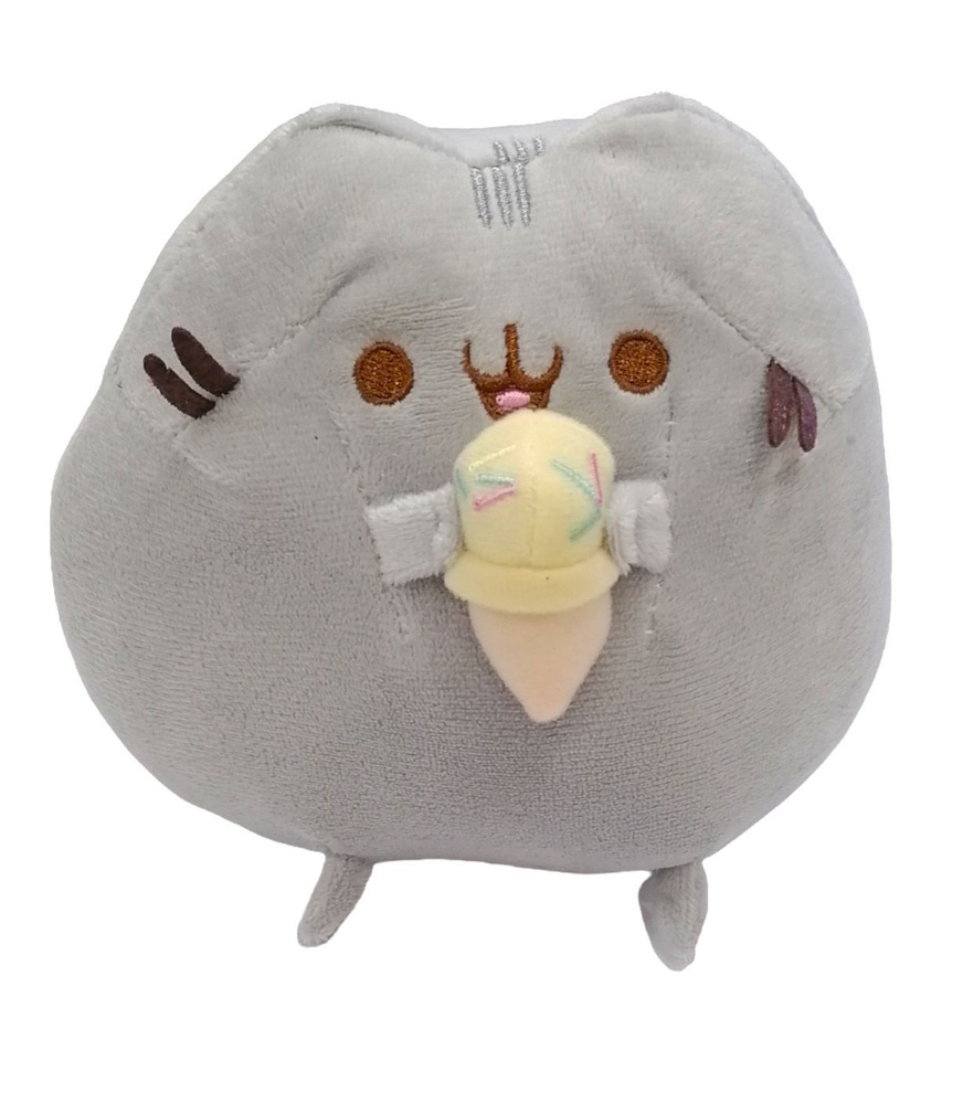 Мягкая игрушка "PUSHEEN THE CAT" ("Кот Пушин") с мороженым - купить с ...