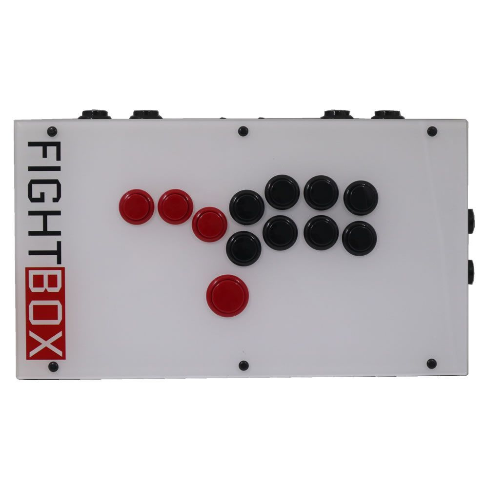 FightBox Джойстик F1-PC-W, Проводной, белый