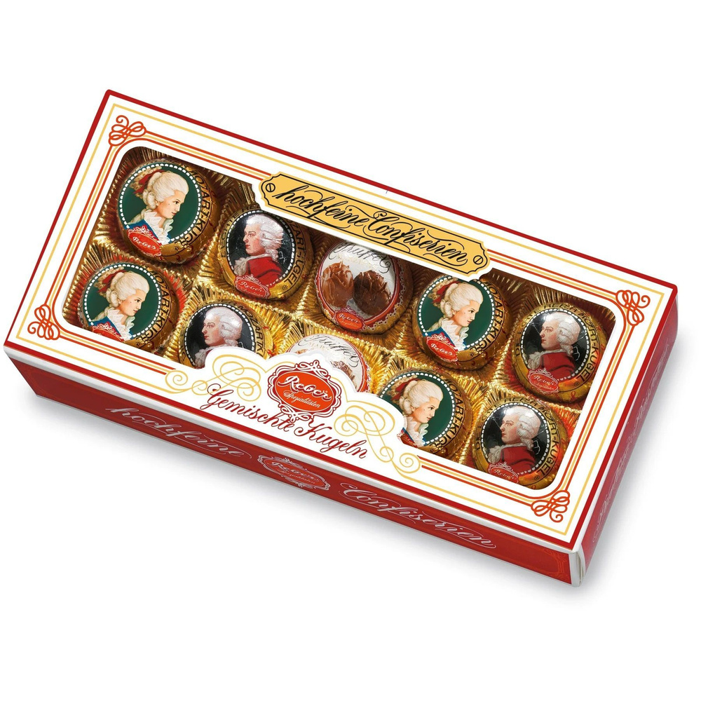Подарочный набор Reber Mozart шоколадные конфеты ассорти, 200г  #1