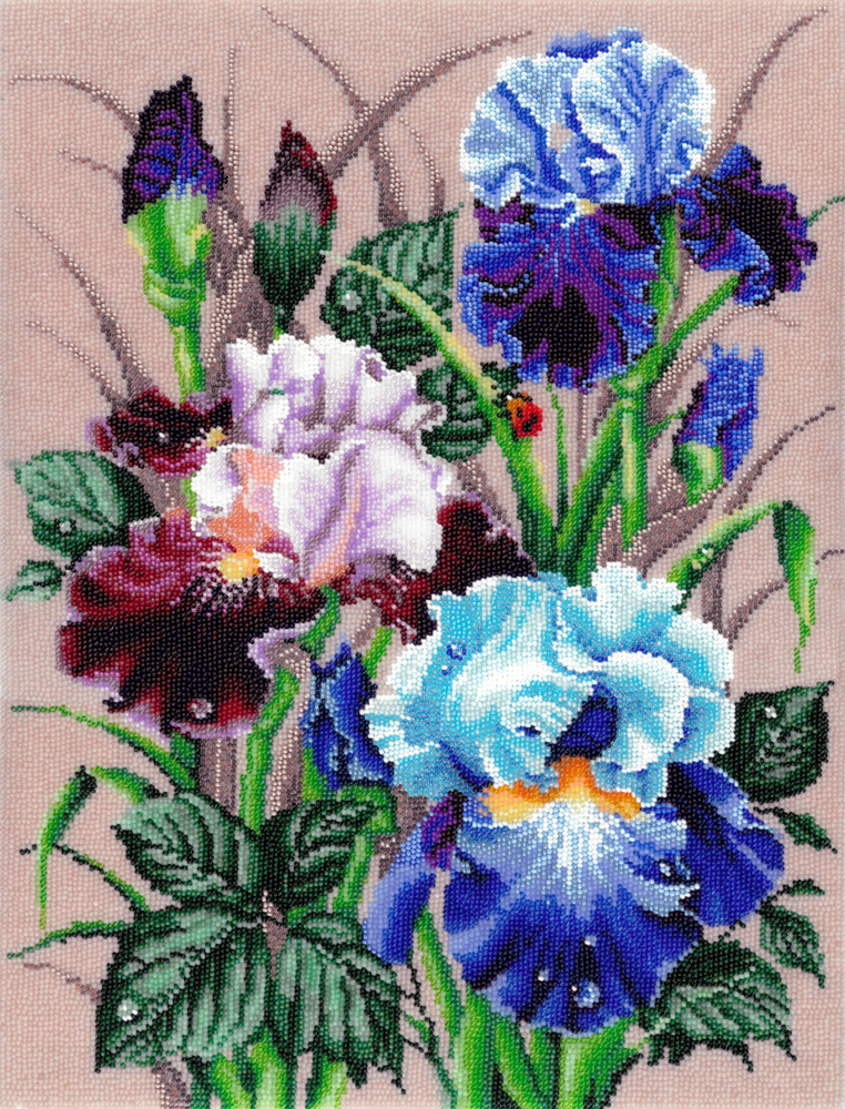 Схемы вышивки бисером Картины Цветы