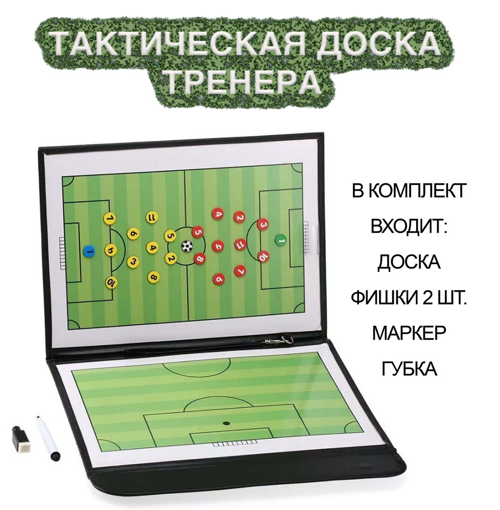 Тренерская тактическая Футбольная доска / планшет тренера - купить в  интернет-магазине OZON с быстрой доставкой (932510822)