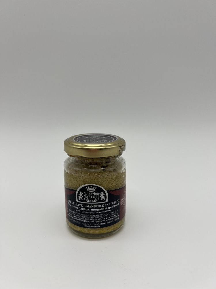 Паштет из оливок, миндаля и трюфеля,Италия,90 гр #1