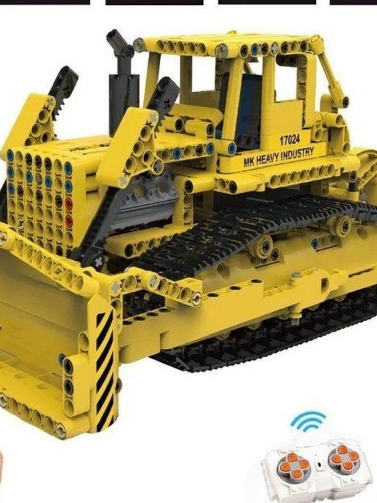 Конструктор Mould King 17024 Бульдозер Caterpillar D8K с ДУ #1