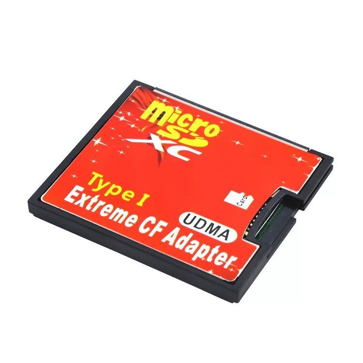 Переходник - адаптер с microSD на CompactFlash (CF), Micro SD Compact Flash, для карт памяти, микро сд #1