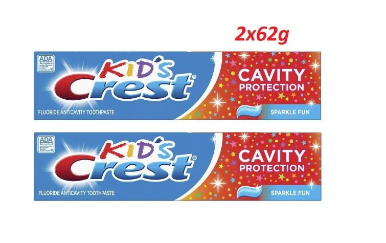 Детская зубная паста Крест Kids Cavity Protection 62 г., 2 шт #1