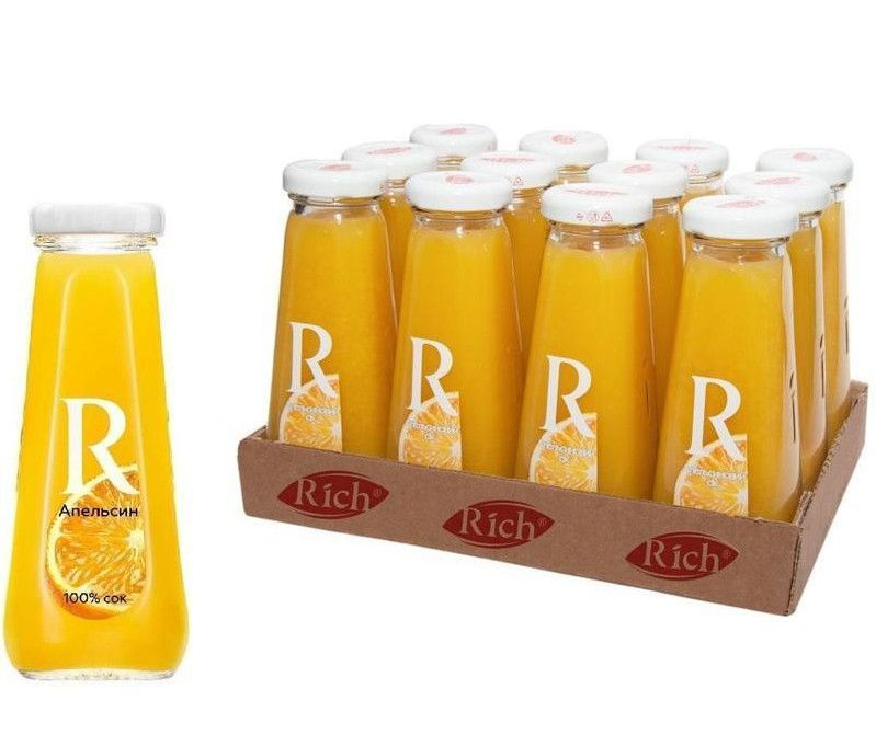 Rich (Рич) сок апельсиновый натуральный 200 мл. * 12 штук #1