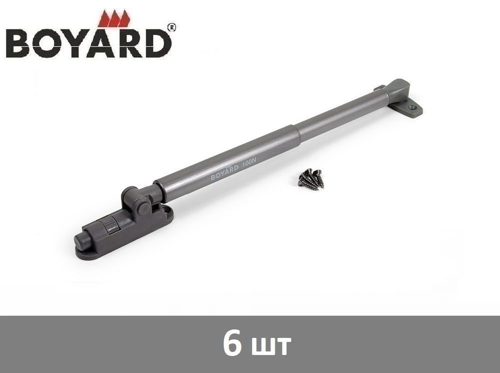 Газовый лифт Boyard OZON GL110GRPH/100/3 графитовый, усилие 100N - 6 шт #1