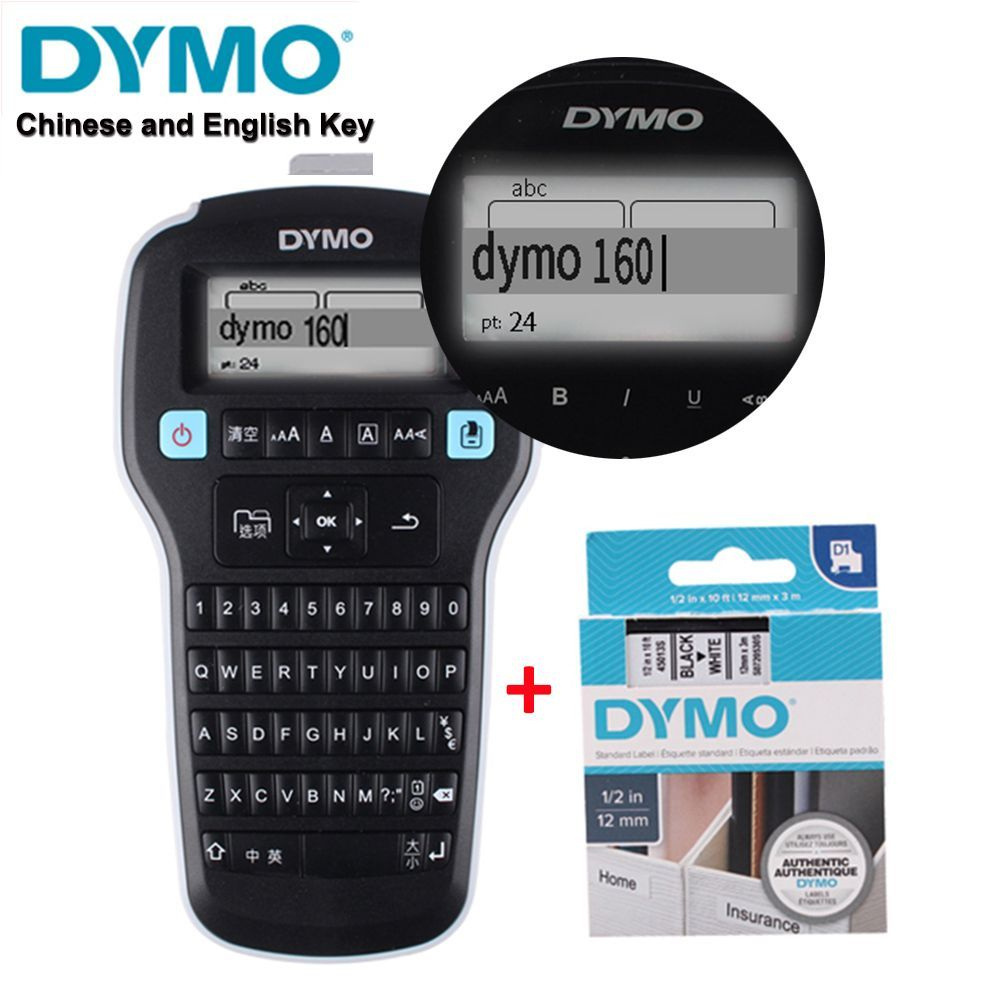 Принтер для наклеек/этикеток DYMO LM-160 label make, Монохромный печать,  купить по низкой цене: отзывы, фото, характеристики в интернет-магазине  OZON (1486307145)