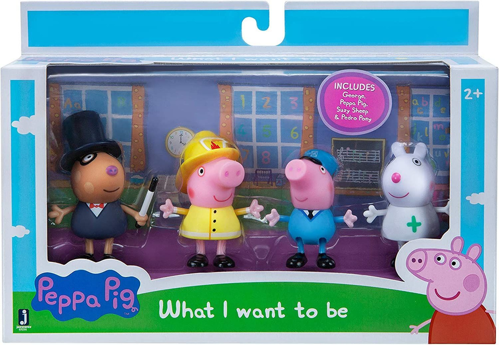 Peppa Pig Семейный набор из 4 фигурок - купить с доставкой по выгодным ...