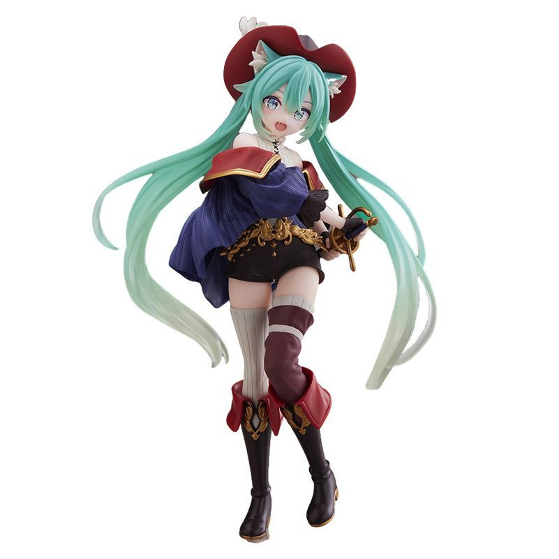 Экшн-фигурка аниме Taito Fairy tale Miku Cat in boots Doll Toys Figure #1