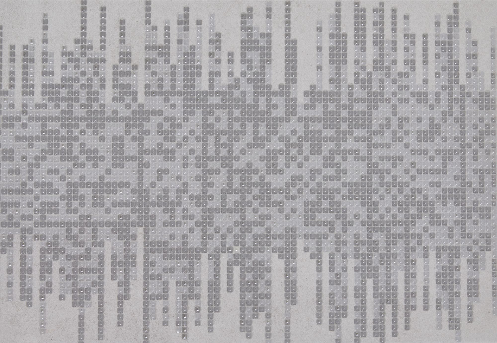 Вставка настенная Axima Скандинавия D2 28x40 см матовая цвет пиксели  #1