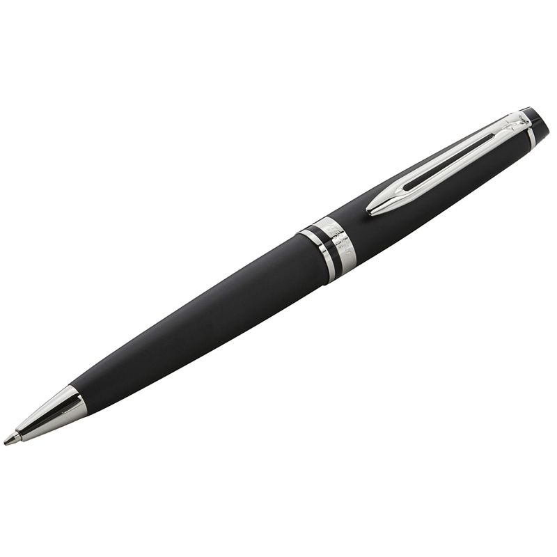 Ручка шариковая Waterman "Expert Matte Black PT" синяя, 1,0мм, подарочная упаковка  #1