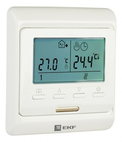 EKF PROxima Термостат для теплых полов электронный 16 A 230В с датчиком пола, ett-1  #1