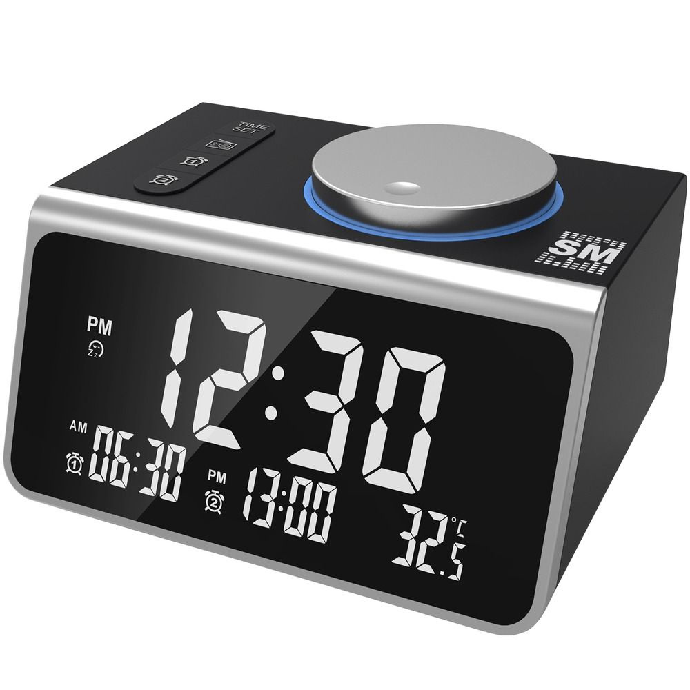 Радиоприемник Soundmax SM-1521U, чёрный/серебро купить по низкой цене с ...