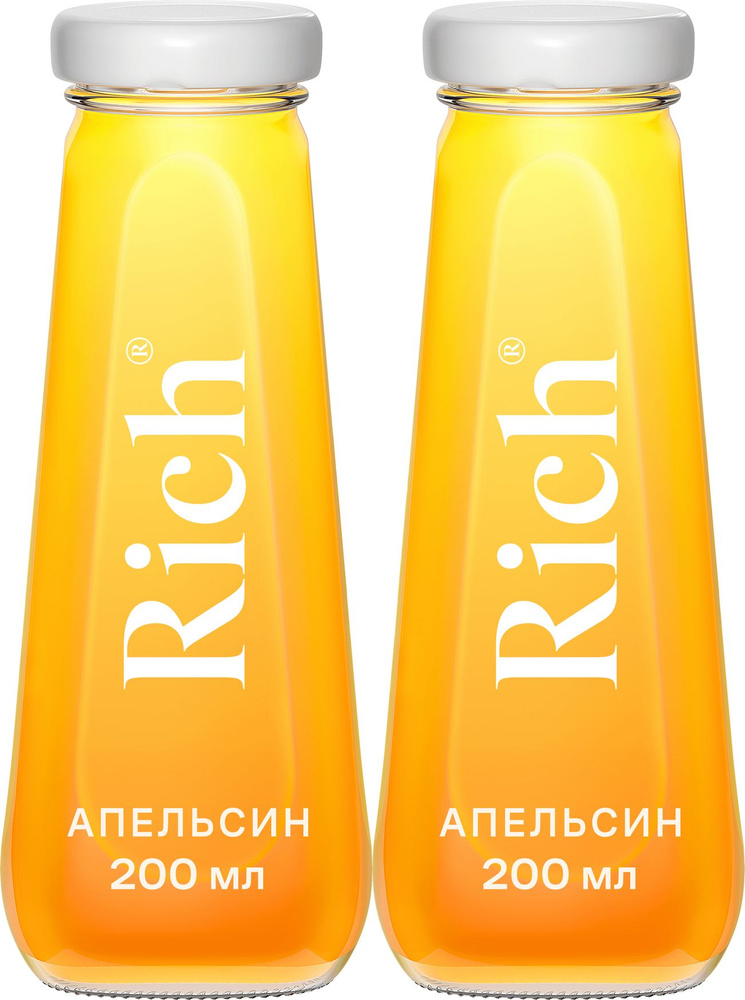 Сок Rich апельсиновый 0,2 л, комплект: 2 упаковки по 200 мл #1