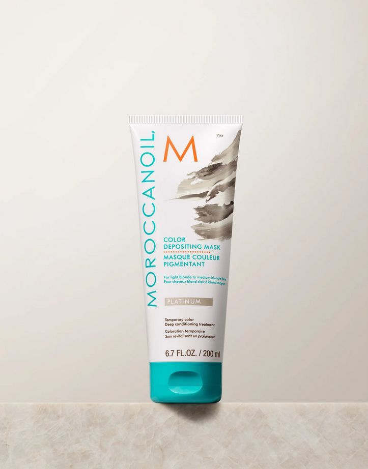 Тонирующая маска Moroccanoil Платина Color Depositing Mask Platinum, 200 мл #1