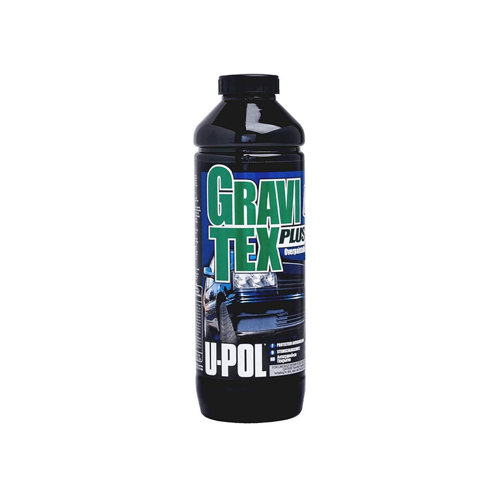 Антигравийное покрытие для защиты кузова автомобиля U-POL GRA/BW1 Gravitex Plus HS белый 1 л.  #1