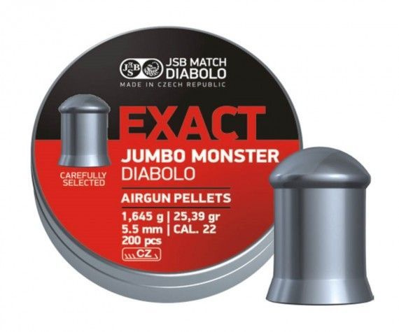 Пули для пневматического оружия Exact Jumbo Monster 5,52 1,645г 200 шт  #1