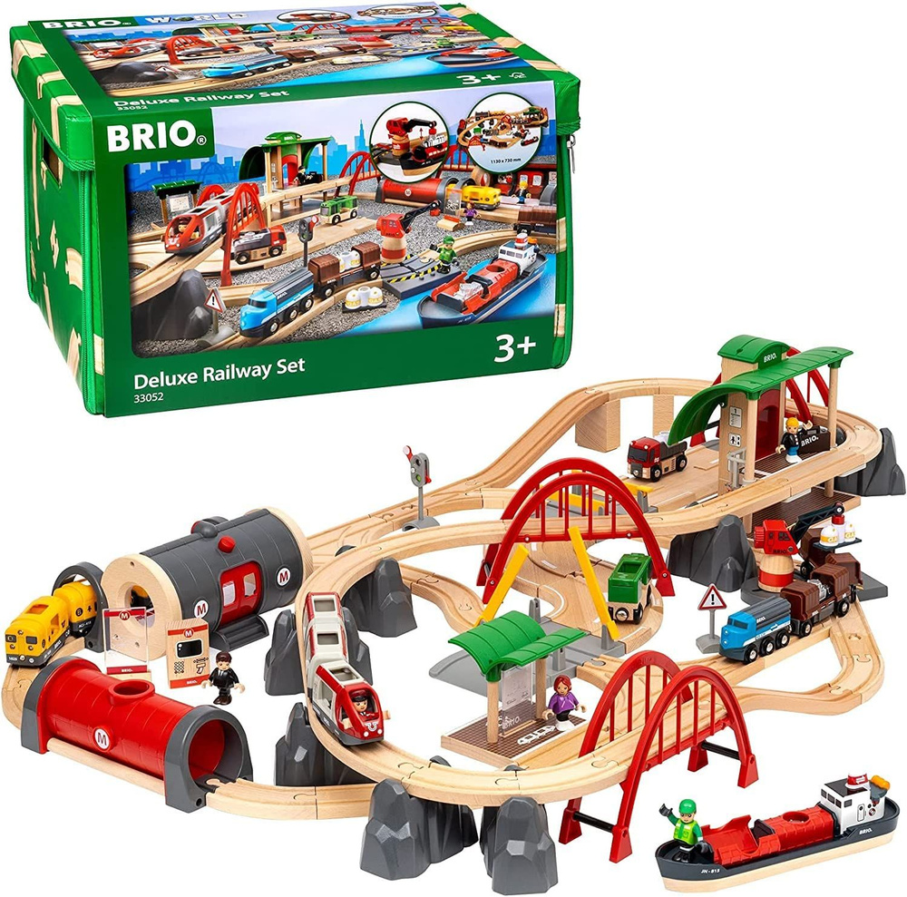 Brio rail & road cheap travel set