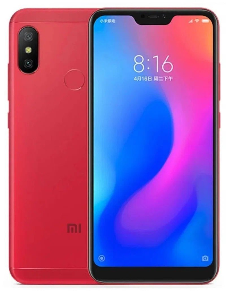 Xiaomi Смартфон Redmi 6 Pro 4/64 ГБ, красный #1