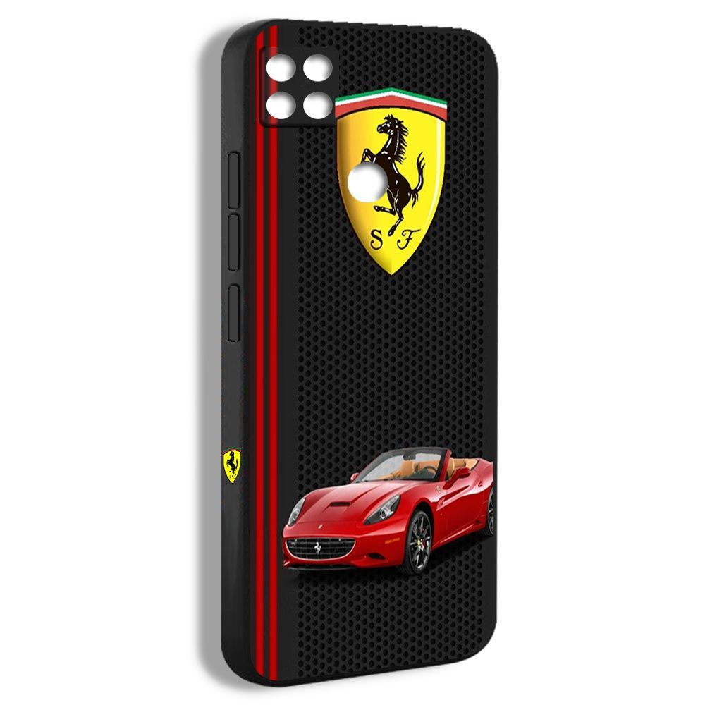 чехол для смартфона Подходит для Xiaomi Redmi 10A Ferrari дизайн логотипа  автомобильной уличной моды FEB12 - купить с доставкой по выгодным ценам в  интернет-магазине OZON (1023640280)