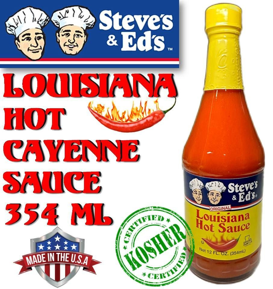 Steve's & Ed's Original Louisiana Hot Sauce, 12 fl oz