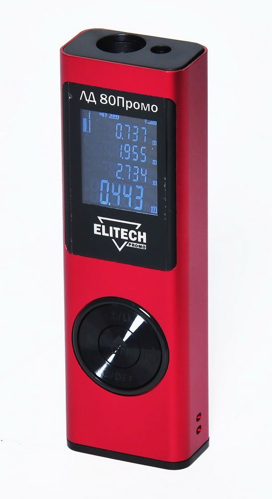 Купить Дальномер лазерный ELITECH ЛД 80 Промо, дальность 80 метров по ...