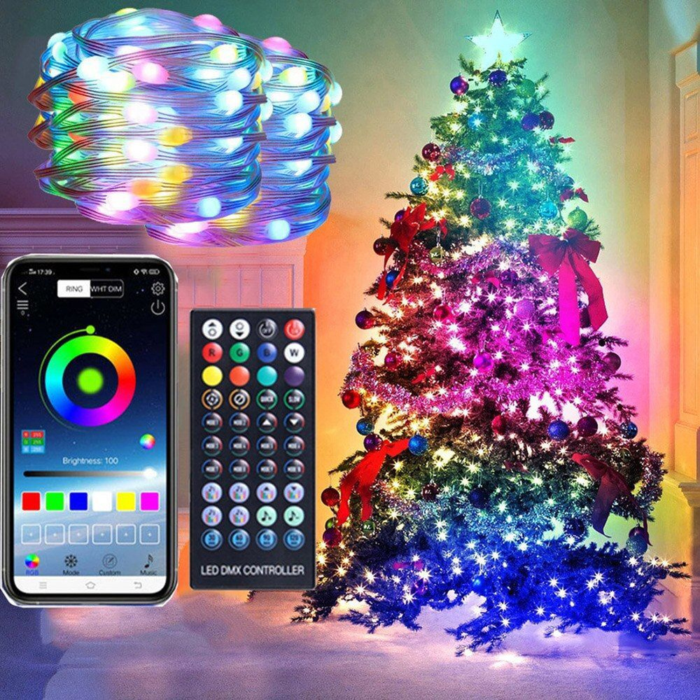 Гирлянда LED RGB (APP,10м,USB) Огонек OG-LDG19 - купить по выгодной цене в  интернет-магазине OZON (1137856203)