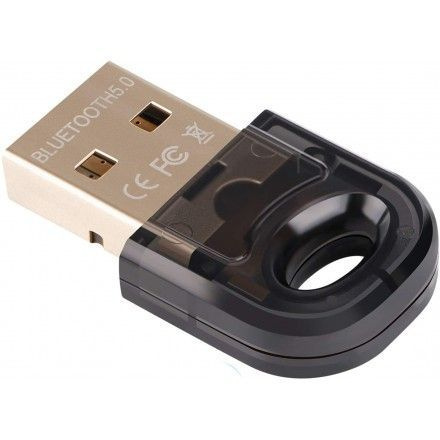 Адаптер USB Bluetooth 5.0 KS-is KS-473 + EDR миди, черный, до 20 м, чип Realtek RTL8761B, Plug & Play, #1