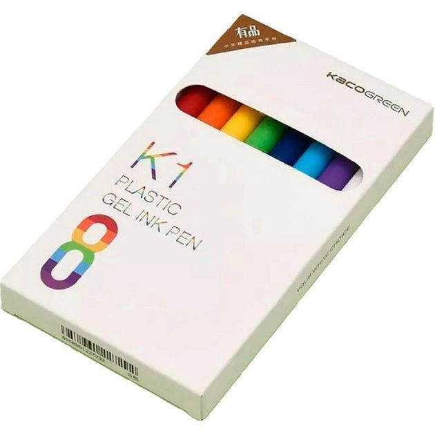 Набор ручек KacoGreen Plastic Gel Ink Pen K1040 (черные чернила) #1