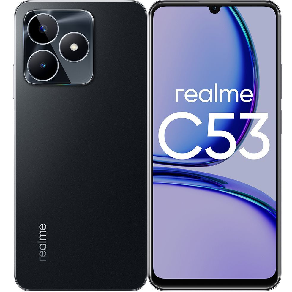 realme Смартфон C53 6/128 ГБ, черный