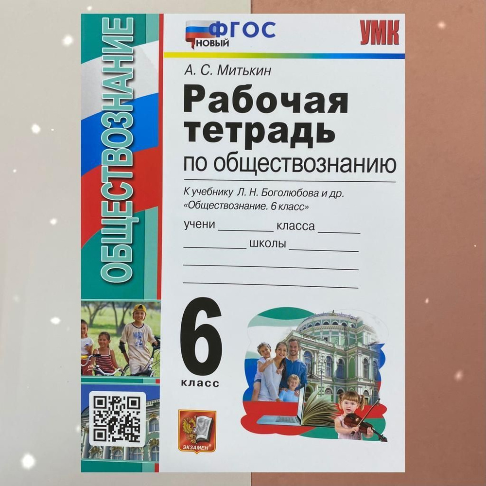 Обществознание. 6 класс. Рабочая тетрадь. УМК. ФГОС (к новому ФПУ) | Митькин  Александр Сергеевич - купить с доставкой по выгодным ценам в  интернет-магазине OZON (865175748)