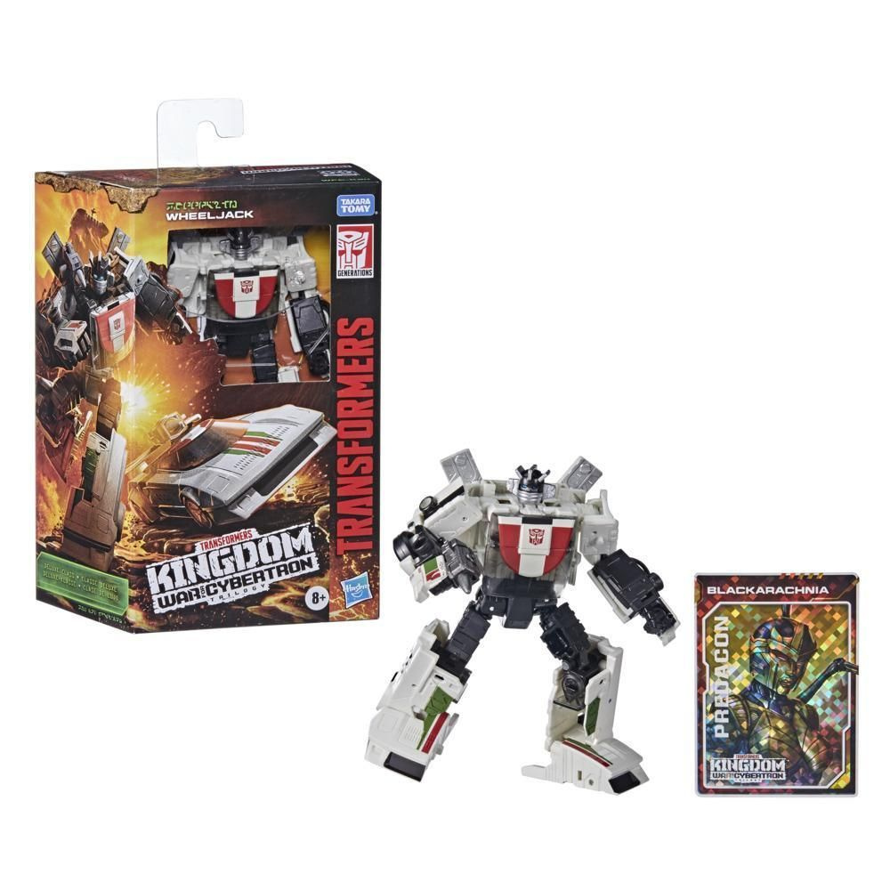 Hasbro Игрушки-трансформеры Generations War for Cybertron: Kingdom Deluxe  WFC-K24 Фигурка Уилджека - от 8 лет и старше, 5,5 дюймов