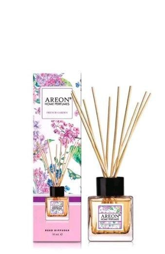 Освежитель (ароматизатор) бытовой диффузор жидкий AREON HOME PERFUME STICKS GARDEN Французский  #1