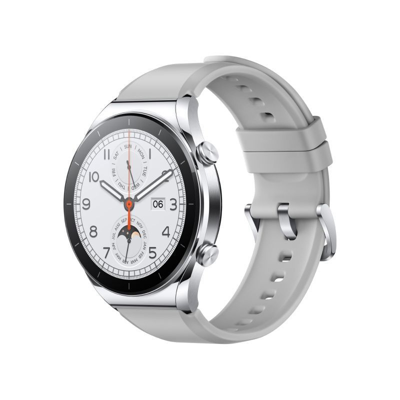 Смарт часы Xiaomi Watch S1 GL BHR5560GL, диагональ 1,43", время работы до 14 дней, Silver  #1