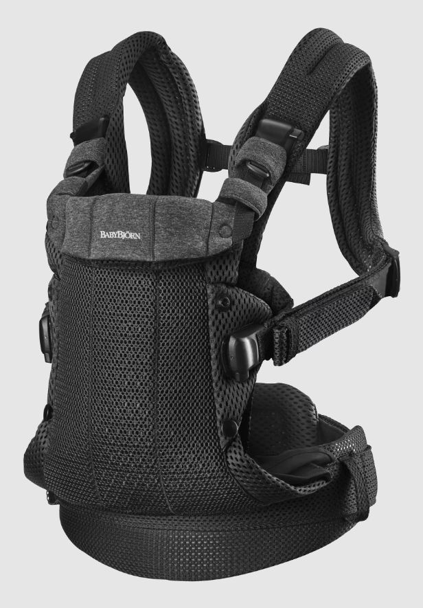 Рюкзак - кенгуру BabyBjorn Baby Carrier Harmony 3D Mesh Black #1