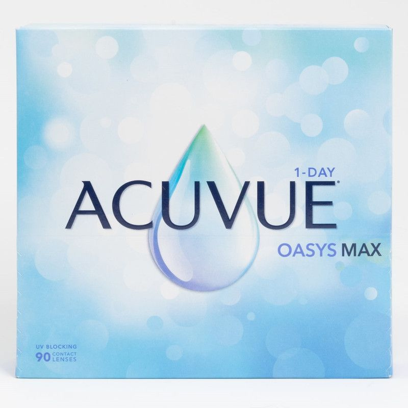 Контактные линзы для глаз однодневные Acuvue Oasys MAX 1-Day / Акувью Оазис Макс ежедневные 1 day / 90 #1