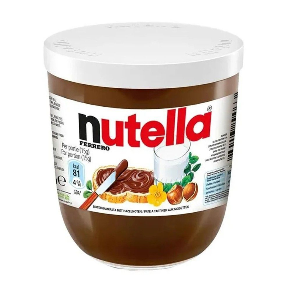 Паста Nutella ореховая из фундука с добавлением какао 200г #1