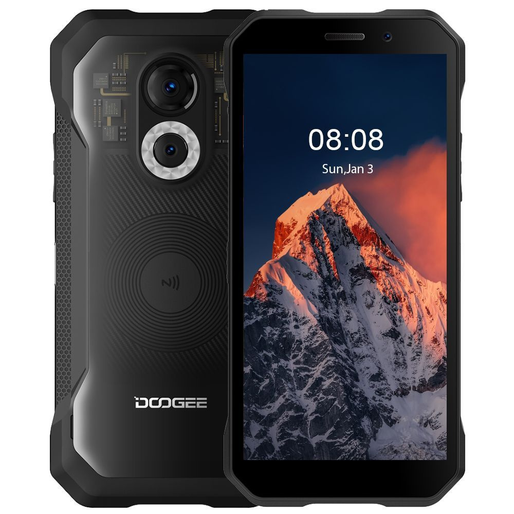 Doogee Смартфон S61 Pro 8/128 ГБ, прозрачный