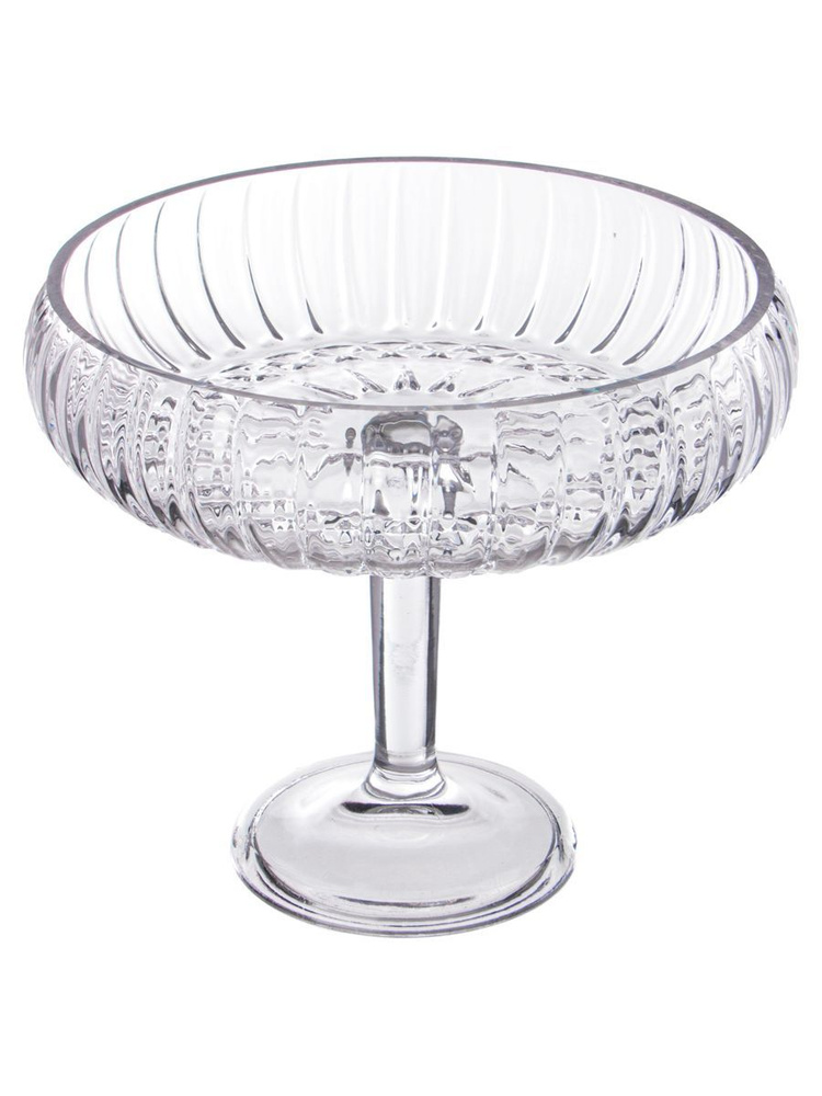 Блюдо на ножке "Alegre Glass", 24 х 16 см #1