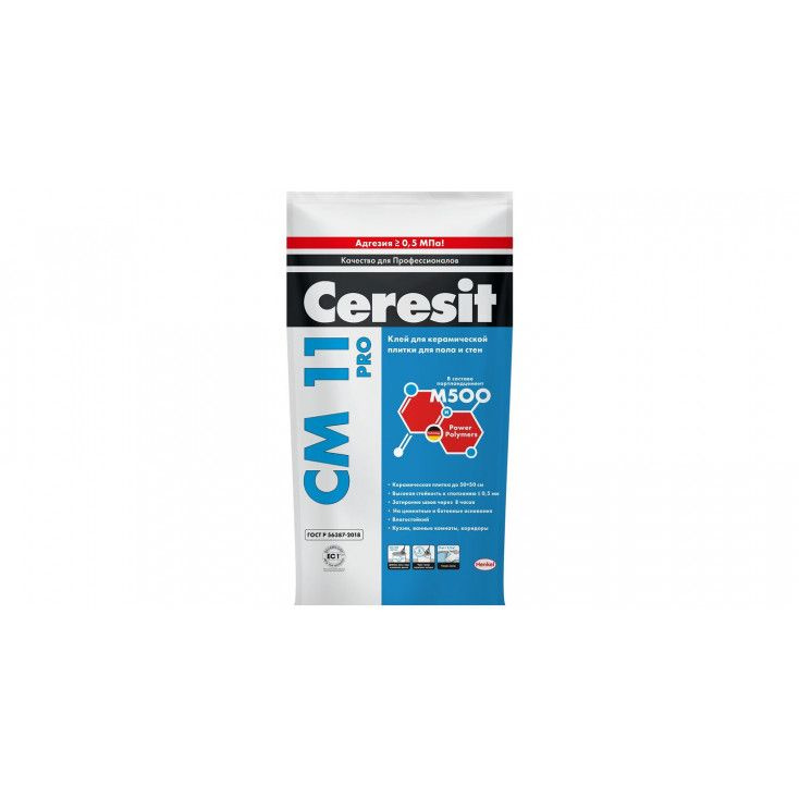 Клей для плитки Ceresit СМ11 Pro 5кг - купить с доставкой по выгодным ...