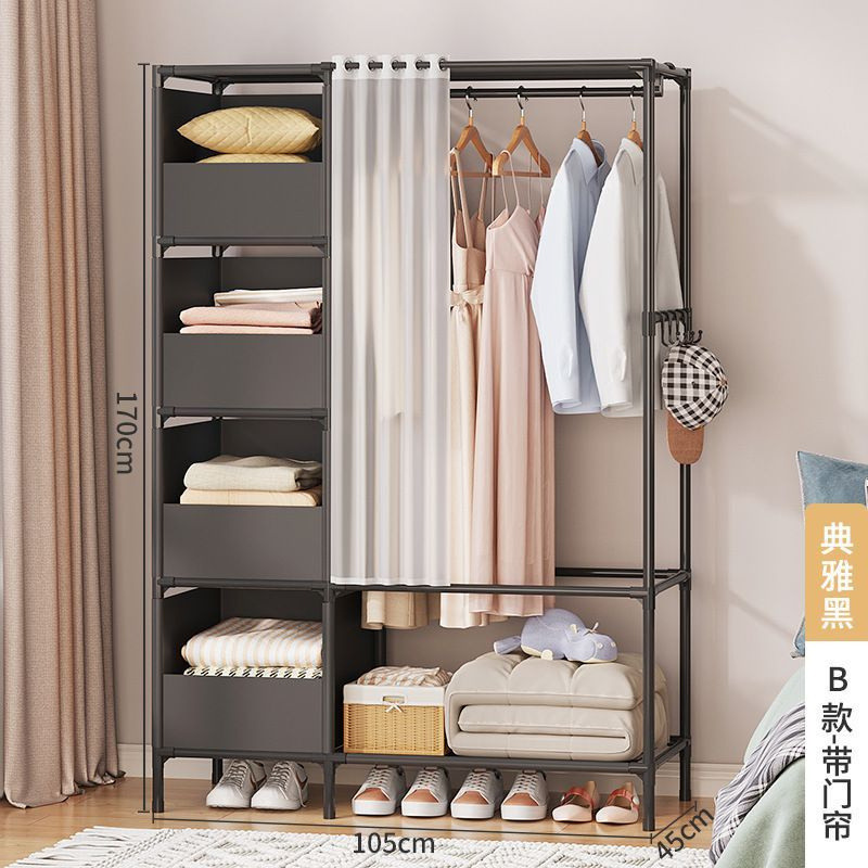 Складной каркасный тканевый шкаф Storage Wardrobe оптом из Китая