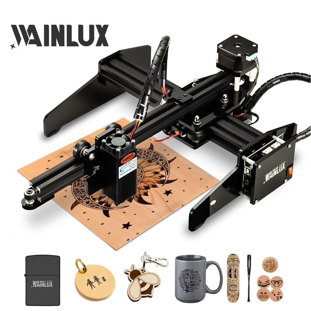 WAINLUX лазерный гравировальный станок JLL4 20 Вт, Станок для лазерной ...