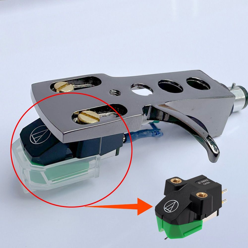 Audio-Technica VM95E MM Головка звукоснимателя и Титановое покрытие ...