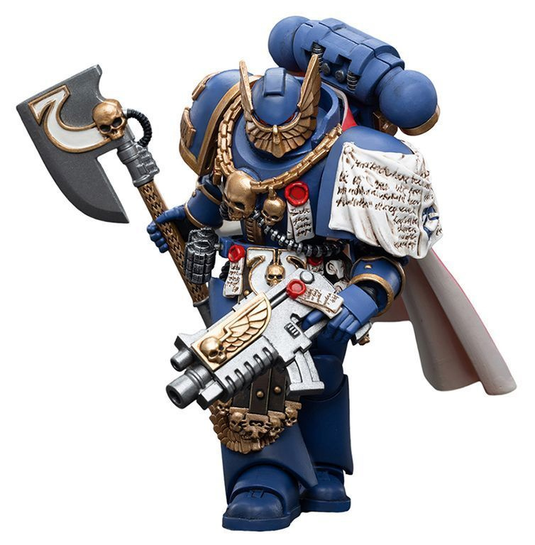 Коллекционная фигурка 1/18 - JoyToy - Warhammer 40000 - Космодесантник Space Marine Чемпион почетной #1