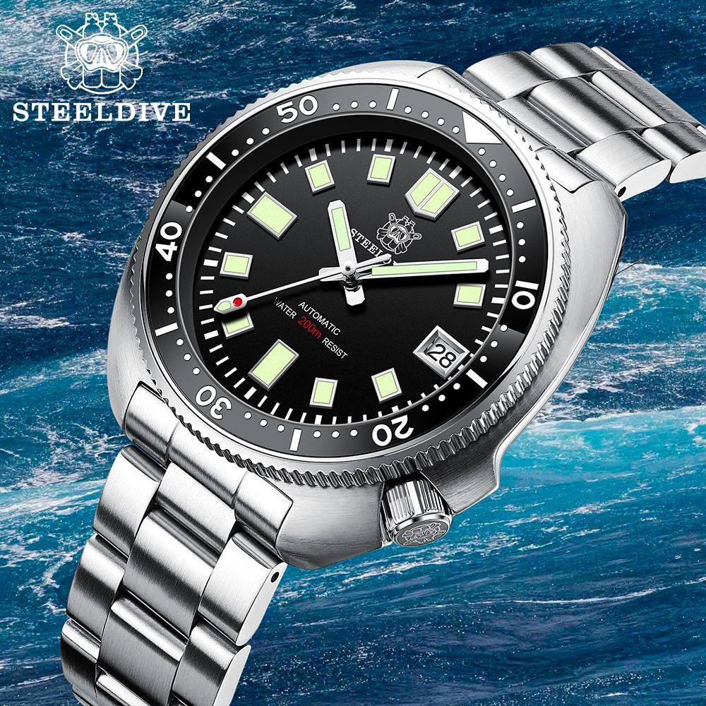 STEELDIVE SD1970 V2 6105 Turtle 20 43.8 118 189 Superluminova C3