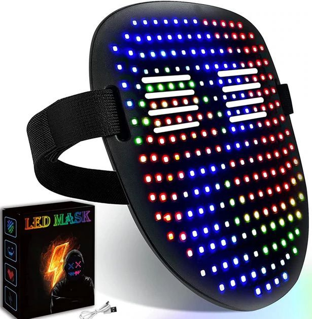 Маска HELLOWEEN LED Светодиодная LED маска-kawakawa - купить по ...