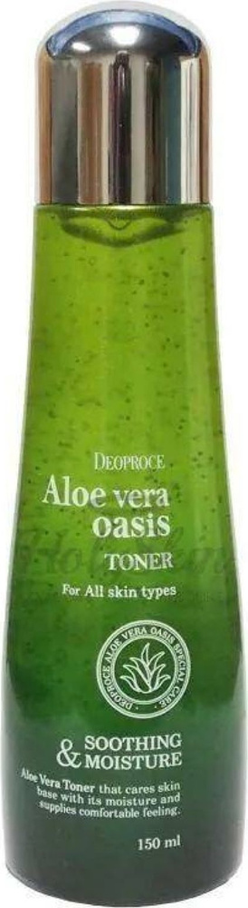 DEOPROCE / Диопрос Aloe Vera Oasis Toner Тонер для лица успокаивающий и увлажняющий с экстрактом алоэ #1